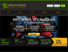 Tablet Screenshot of hollywoodsportsbook.eu